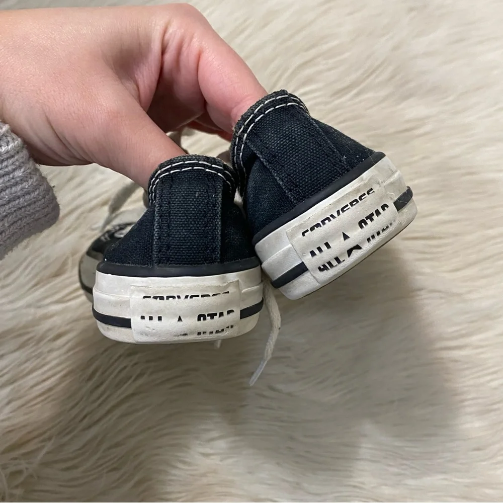 Converse Black Low Top Chuck Taylor All Star Shoes Sneakers